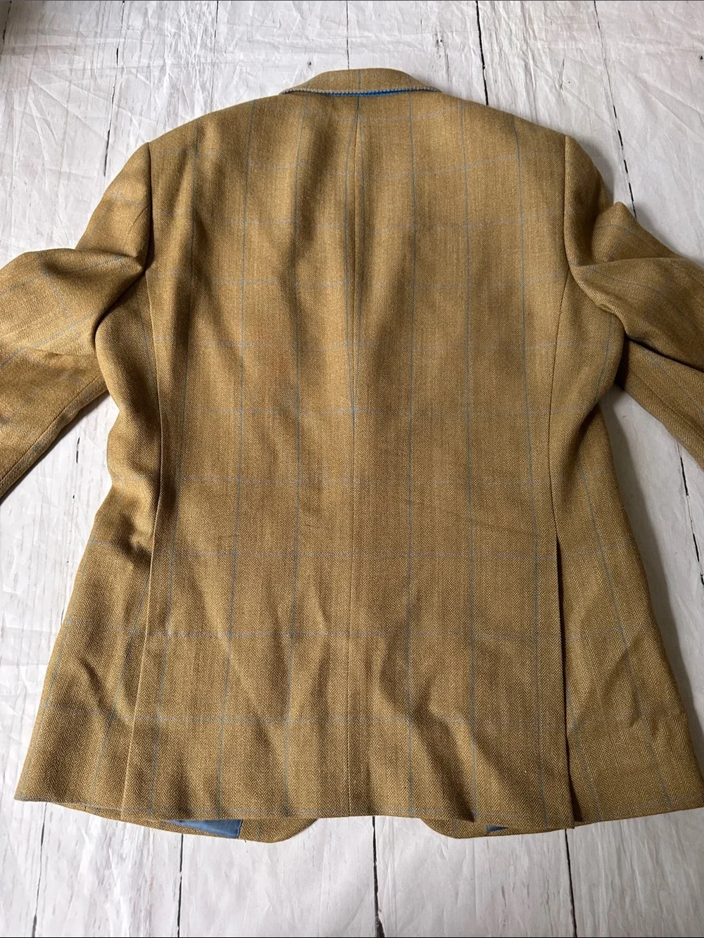 Stumper & Fielding Great Britain Tweed plaid Blazer Blend Sport Coat 40R luxury